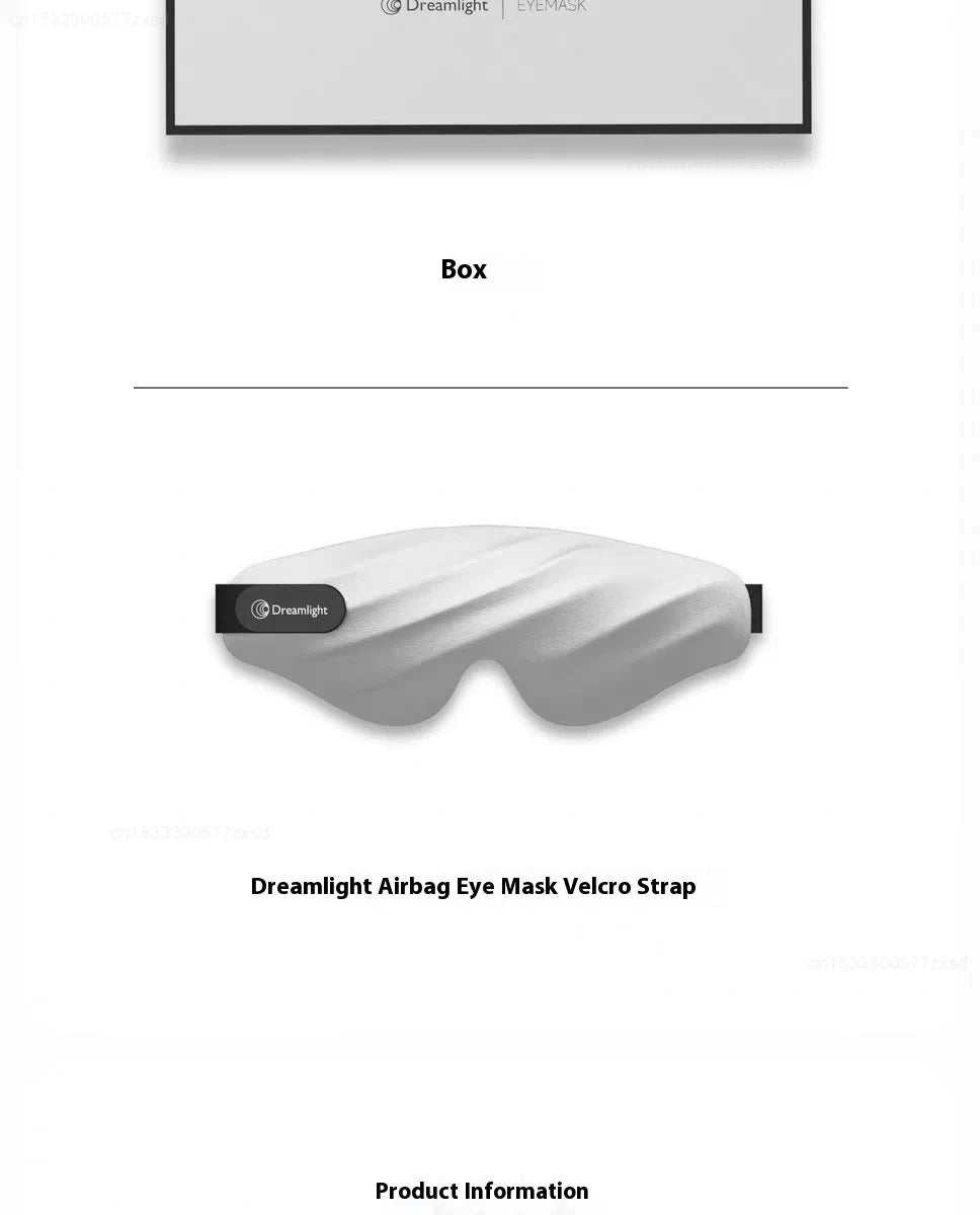 Dreamlight 3S Eye Mask Sleep 3D Stereoscopic Sleep Aid for Men Women Adult Portable for Sleeping Block Out Light Blinder