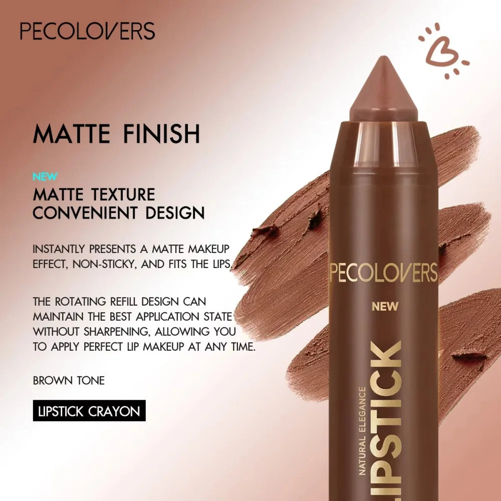Fine Tip Lip Sexy Brown Red Lipstick Liner Pen Soft Mist Matte Lip Crayon Pencil Lip Contouring Lipliner Outline Tint Cosmetic