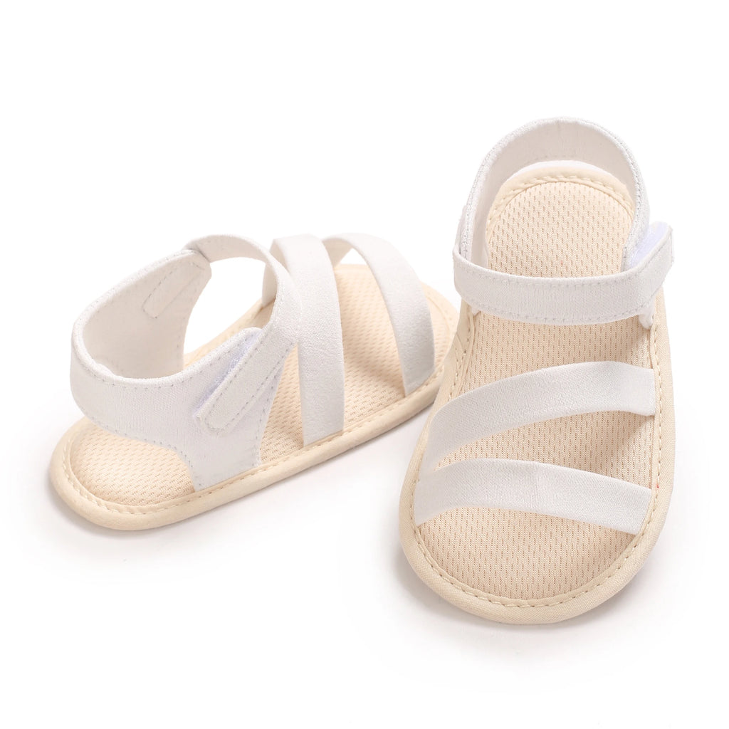 New big bow floral 0-18 months baby princess shoes sandals breathable PU upper walking shoes