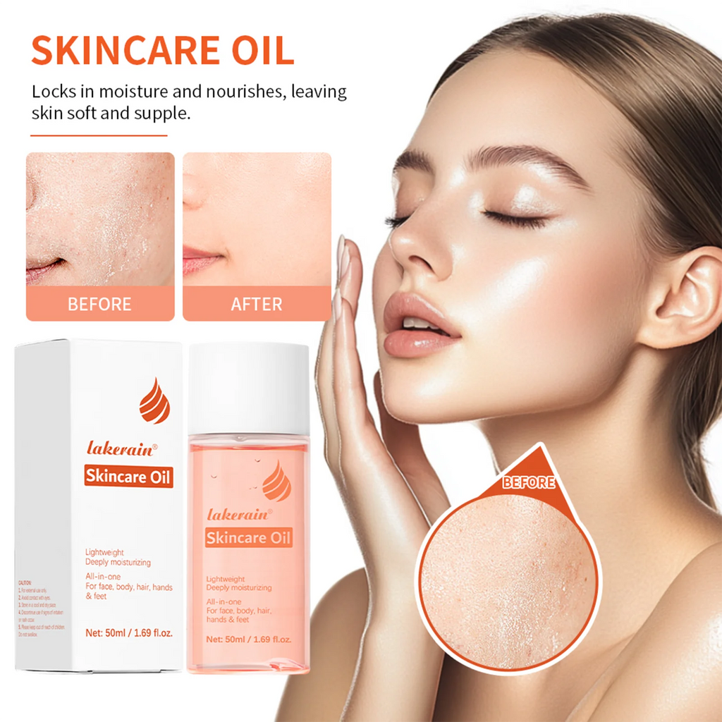 Lakerain Skincare Oil - Multipurpose Face, Body, and Hair Moisturizer