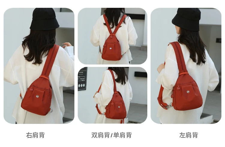 Fashion Casual Women's Chest Bag High Quality Women's Backpacks Multi Functional Shoulder Bag Large Capacity Women's Handbags