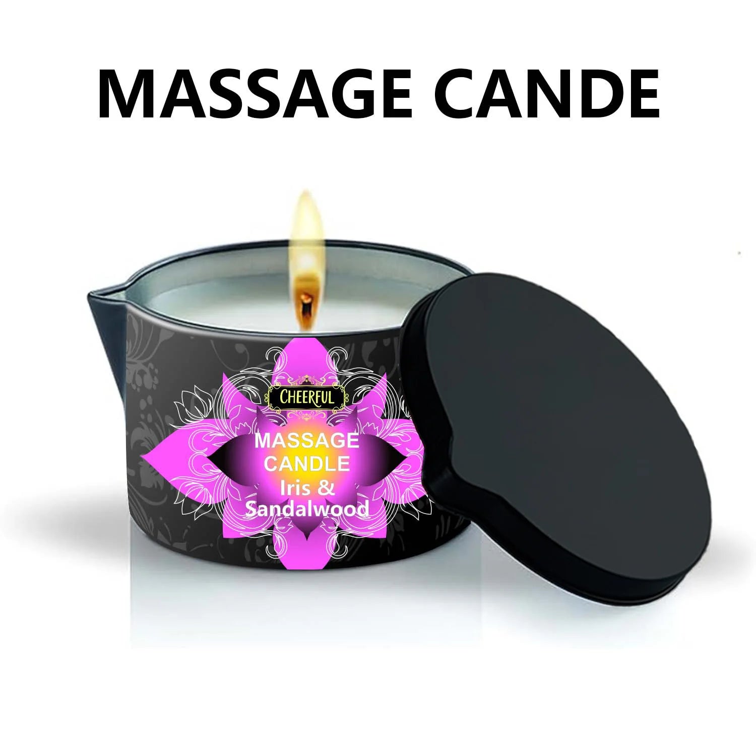Massage Oil Candle By Sm Product Luxury Aromatherapy For Stress Relief And Skin Moisturizing For Home Spa Lovers