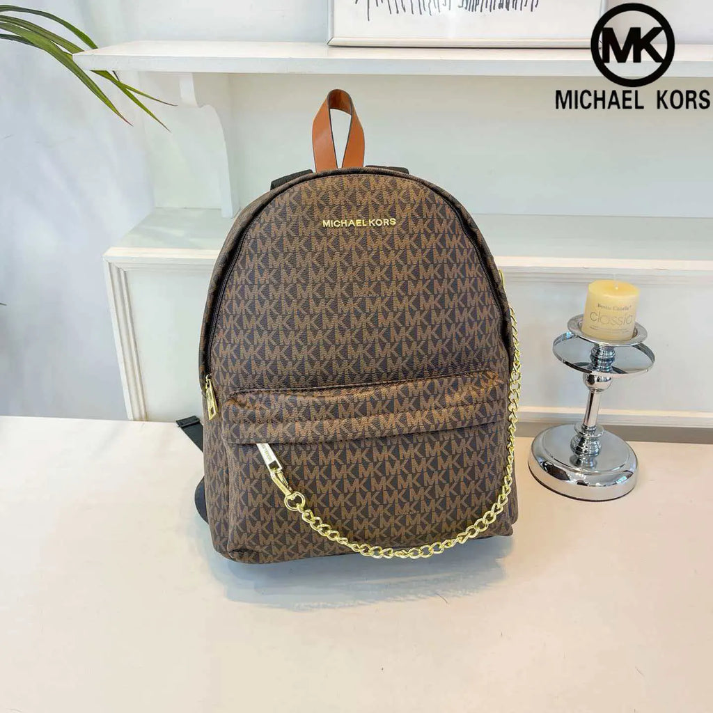 Michael Kors 2026 New Fashion Women's Bag Collection Slater Medium Backpack Casual Travel Shoulder Bag