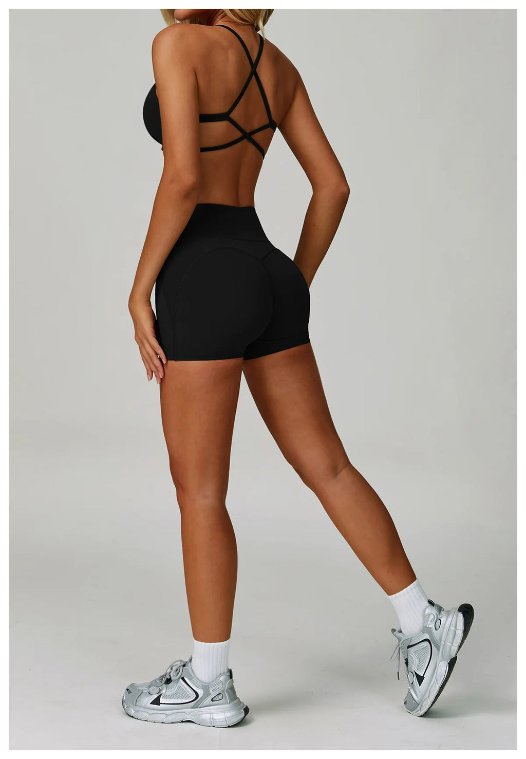 Hearuisavy Breathable Sports Bra Women Quick Drying ShockProof Gym Workout Top Casual Yoga Clothing Push Up Running Fitness Bras