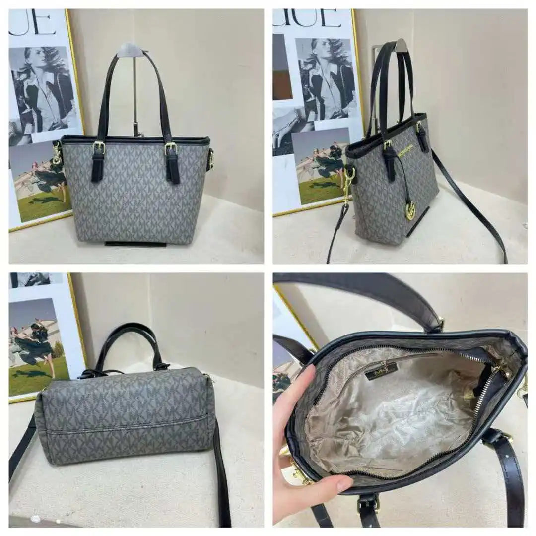 MICHAEL KORS MK Jet Set Travel Fashion Business Lady Extra Small Basket Tote Crossbody Bag