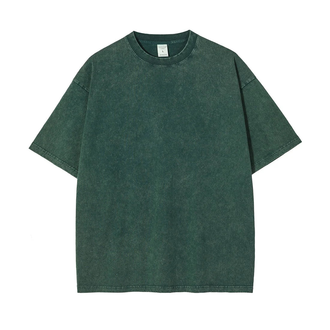 Men's Oversized Cotton T-Shirt - Short Sleeve Vintage Y2K Style