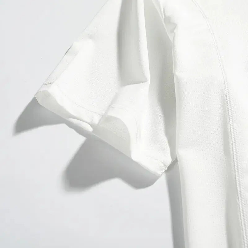 Outdoor Large Order 3D Tailoring Men's Summer 2026 Quick Dry Breathable Sweat Absorbing round Neck Short Sleeve T-Shirt