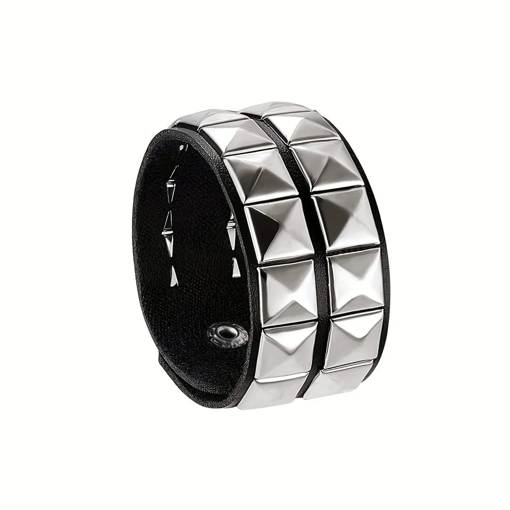 New Punk Hip-Hop Gothic Nail Bracelet Rivets Casual Couple Bracelet Party New Year's Christmas Valentine's Day Birthday Gift