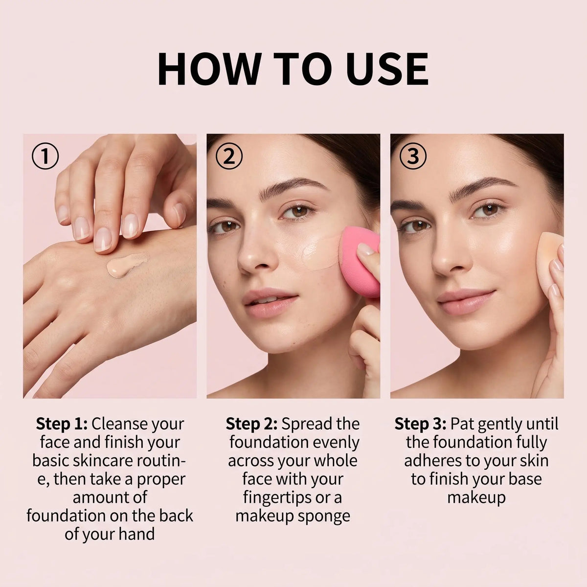 Korean Color Changing Foundation Liquid, 30g SPF 15 Makeup Base