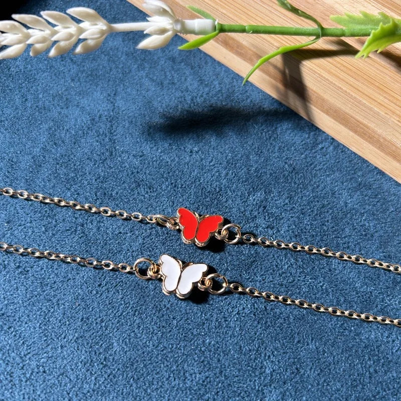 Trendy Lady Bracelet Alloy Women'S Love Butterfly Hand Jewelry Accessories Casual Bracelet Chain Gifts For Friends