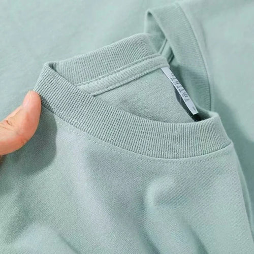 100% Cotton Short-Sleeve T-Shirt - Casual O-Neck Unisex Tee