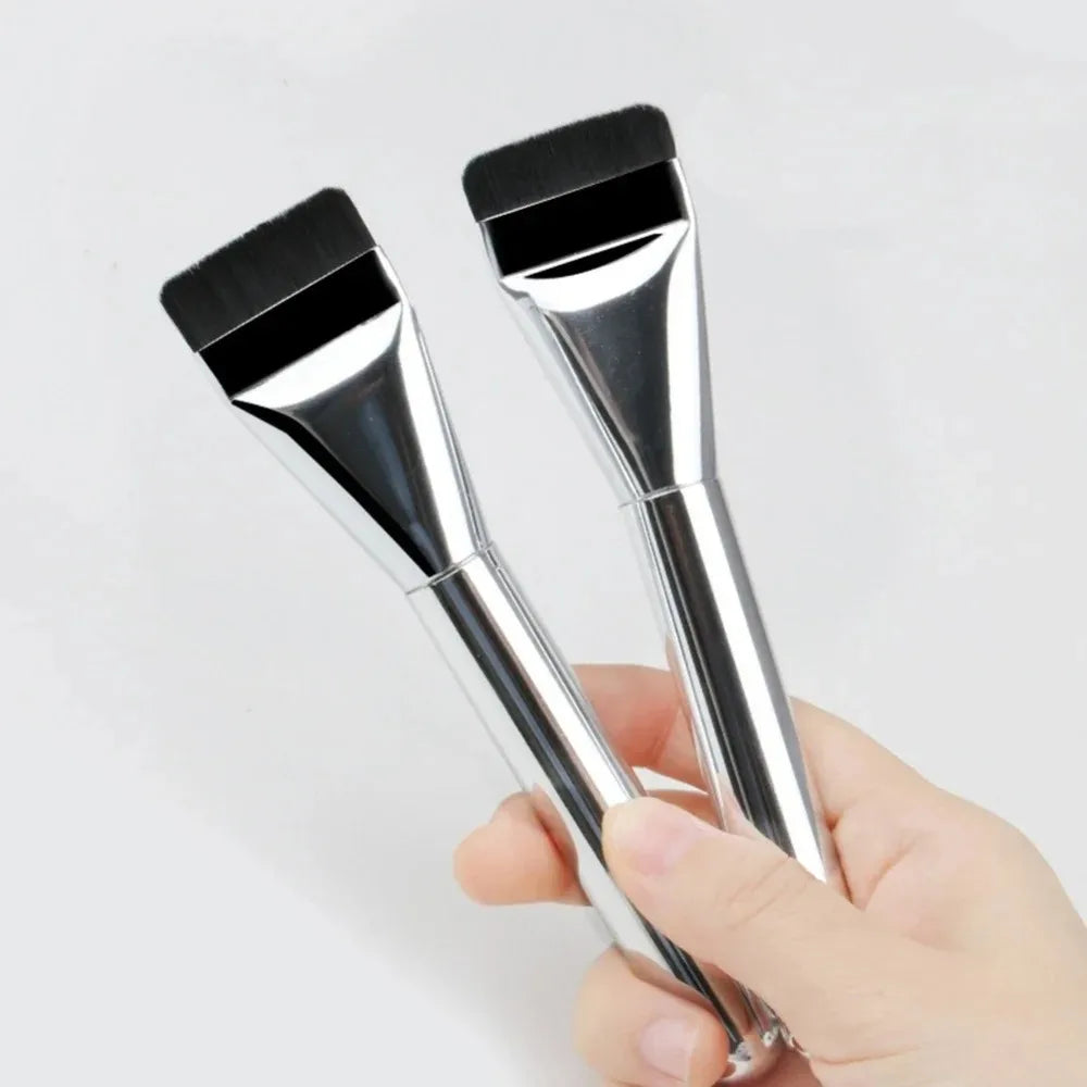 -New Foundation Brush Korean Makeup Brush Ultra-Thin One-Line Mask Brush Primer Concealer Brush
