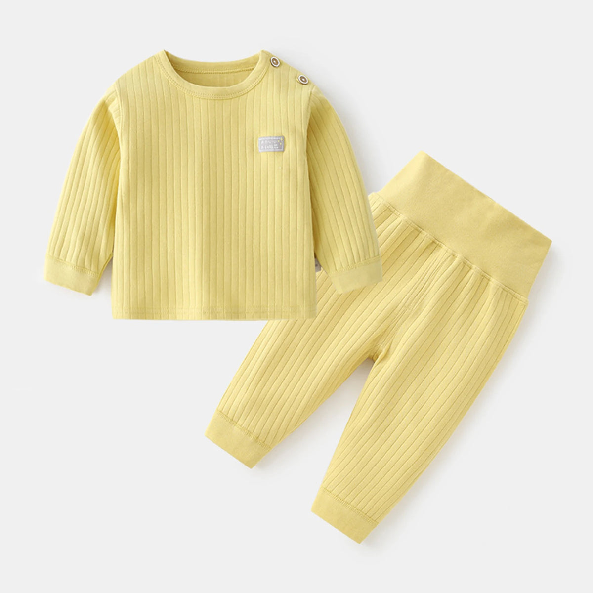 Baby Unisex Thermal Underwear Pajama Set - Cotton Long Sleeve
