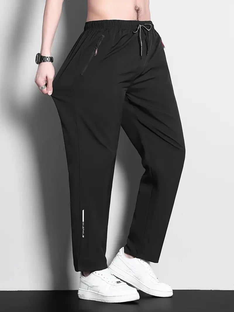 Men's Casual Jogger Pants | Lightweight Print Sports Trousers XS–XXL