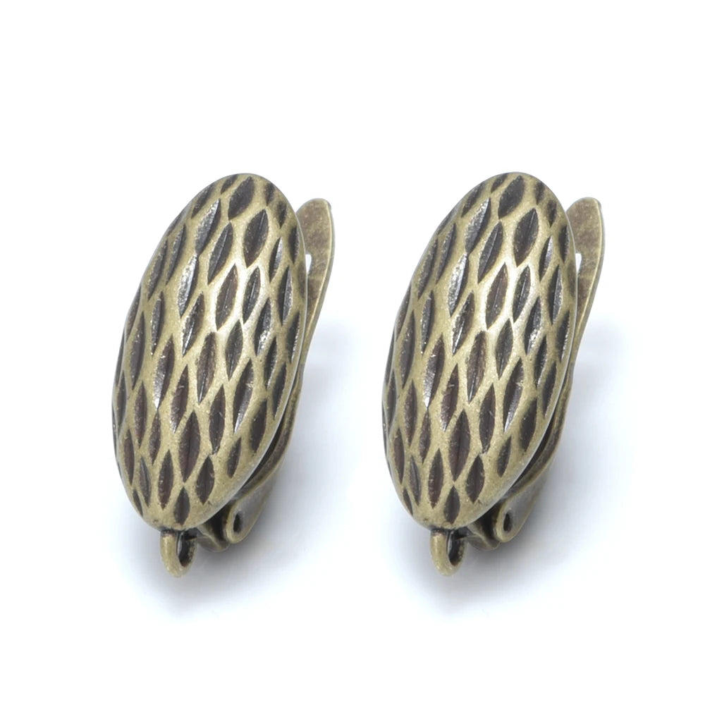 1 Pair New Antique Bronze Earrings Findings For Diy Woman Jewelry Earring Hooks Accessories Handmade Making Supplies