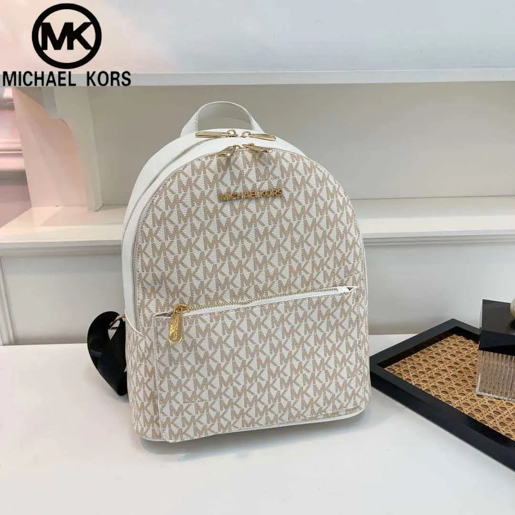 Michael Kors Sheila Series 2026 New Fashion Urban Women’s Large-Capacity Casual Travel Backpack, Simple PVC Material Waterproof