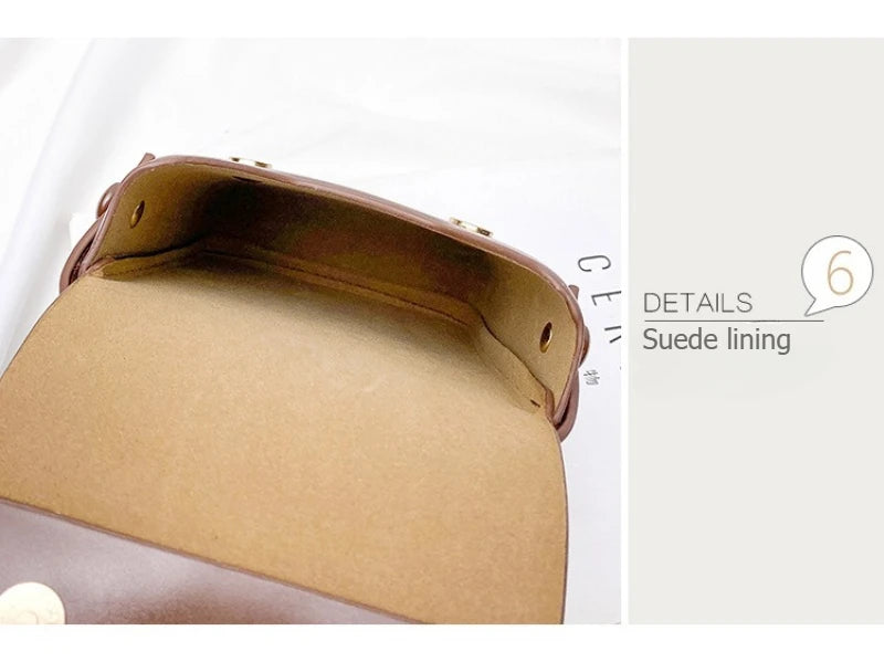 Flap Crossbody Bags Women Mini PU Leather Shoulder Purses and Handbags for Girls Ladies Phone Simple Solid Designer Bag