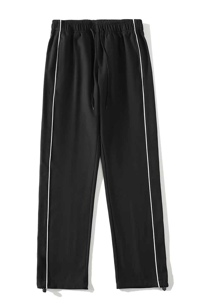 Men'S Tracksuit Spring/Autumn Man Two-Piece Set Sweat Suit Overalls Korean Style Leisure Suit Plus Size Hoodies+Harem Pants