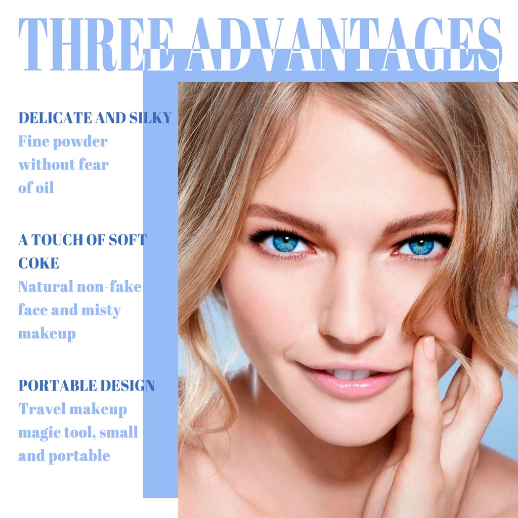 Matte Face Setting Powder Oil Control Waterproof Pore Blurring Makeup Finish Full Coverage Loose Powder For Oily Skin