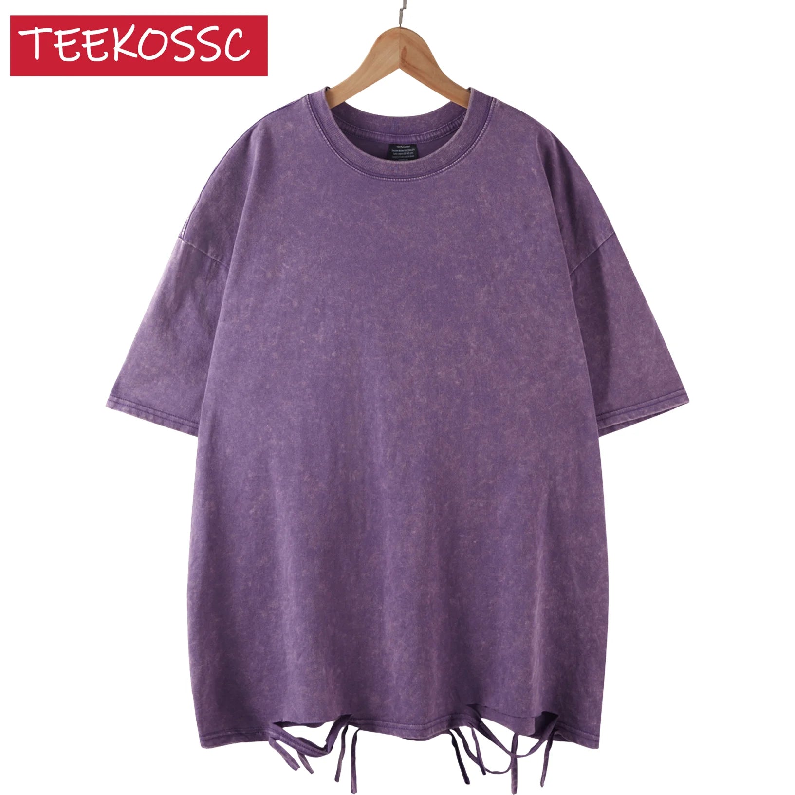 Unisex American Style Retro Heavyweight T Shirt, Oversized Washed Streetwear For Men And Women
