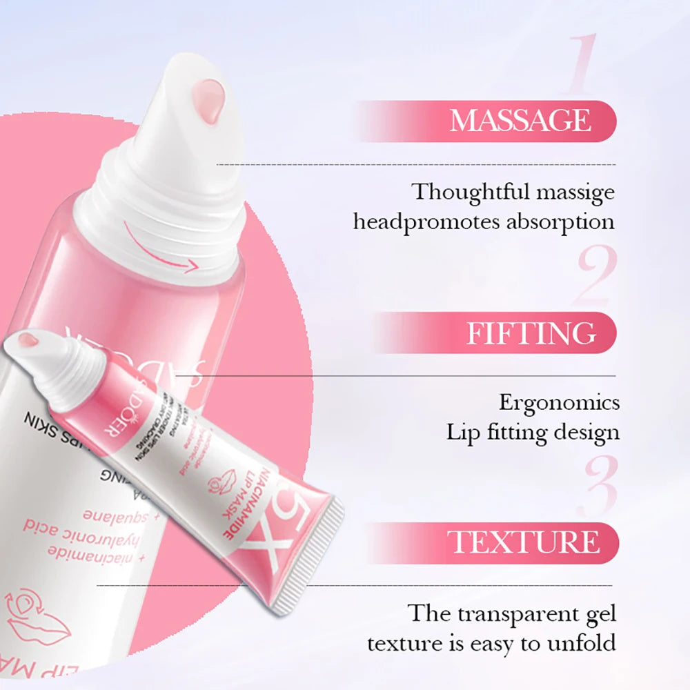 Niacinamide Plumping Lip Mask - Intense Hydration Lip Balm 10g