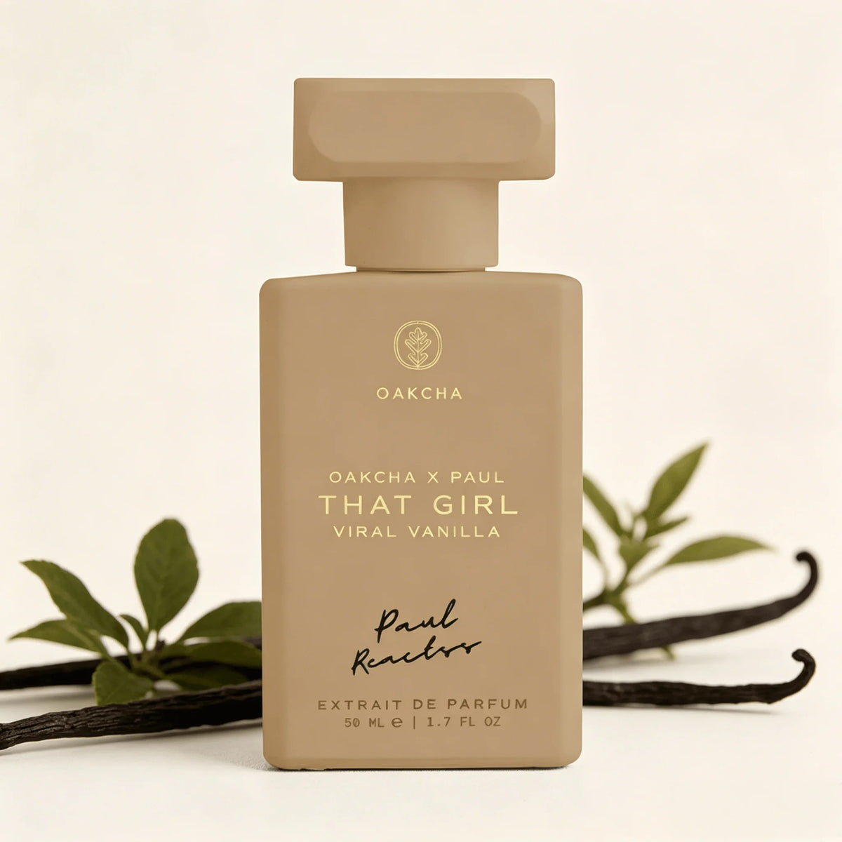 OAKCHA That Girl Viral Vanilla Designer Dupe Women Perfume Viral Warm Creamy Vanilla Sweet Scent 50ml Portable Matte Khaki Bottle Long Wear Feminine Neutral Fragrance Affordable Daily Perfume