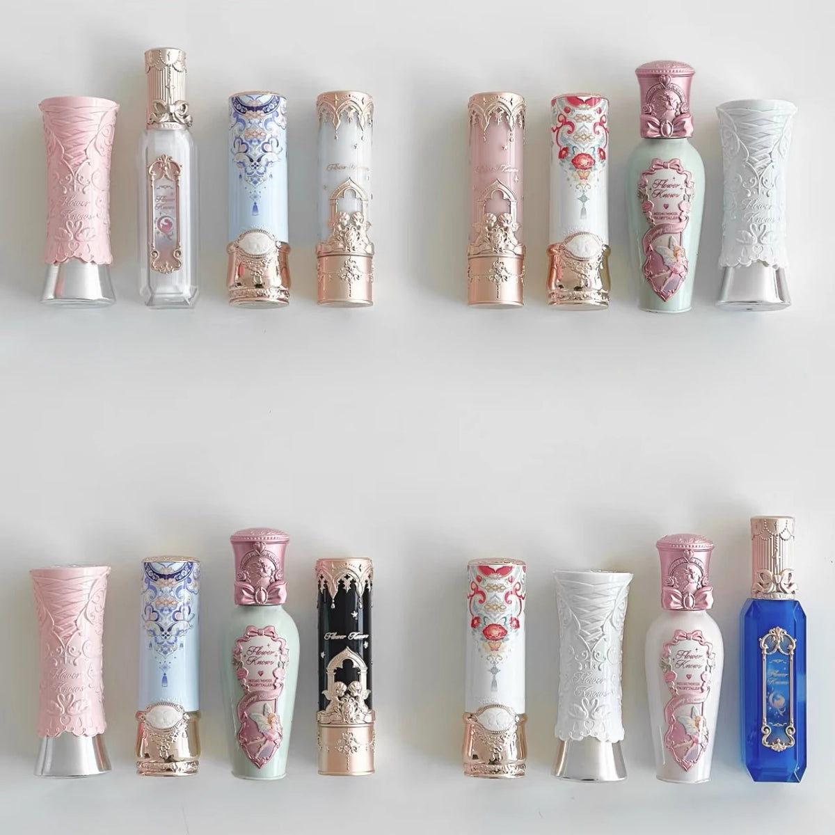 Flower Knows Full Collection Lip Gloss Tinted Lip Oil Vegan Hydrating Lip Makeup for Women Girls Non Sticky Moisturizing Shine