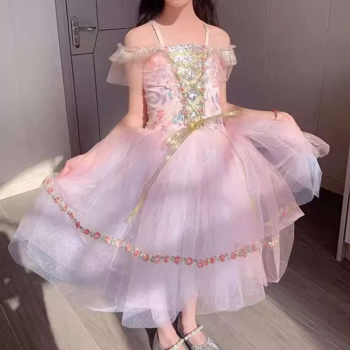 Dance Costumes Girls Dresses Cosplay Girl Ballet Leotards Baby Outfit Vestidos Summer Children Ballet Dress Tutu Kids Clothes