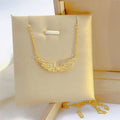 Fashion Retro Light Luxury White Jewelry Angel Wings Necklace Exquisite Personality Stainless Steel Clavicle Chain
