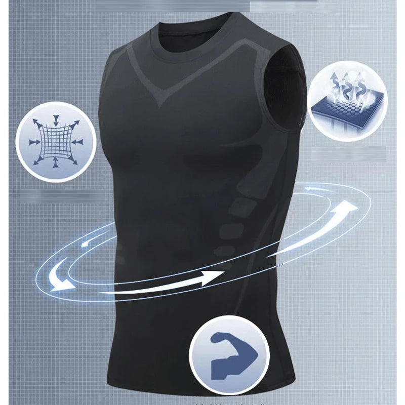 Men's Sci-Fi Print Vest