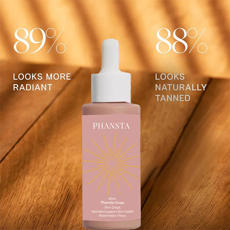 Self Tanning Drops Natural Herbal Enhance Skin Melanin Liquid Bronzer Tanner Body Face Prevent Sunburn Sunless Tanning Products