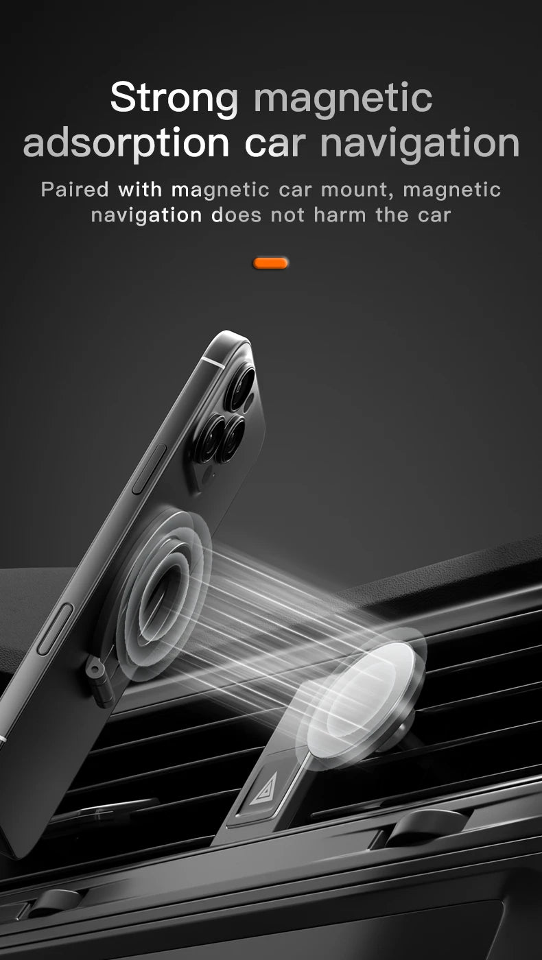For MagSafe Double Sided Magnetic Phone Ring Holder Portable Folding Cellphones Stand Phone Accessories Support Bracket Grip
