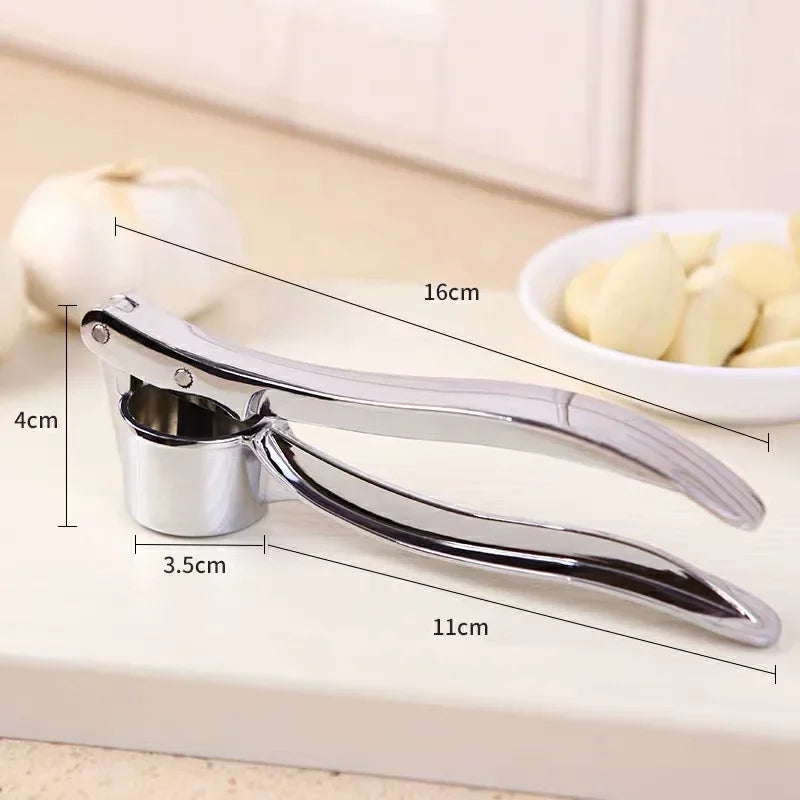 Molino de ajos de aleación de aluminio para cocina, extrusor, prensa manual, herramientas para moler, pequeños utensilios de cocina