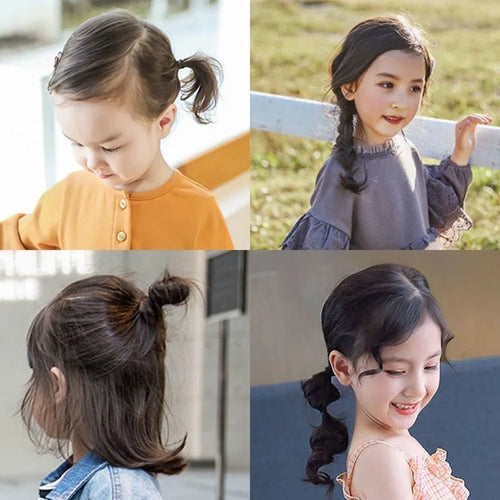 Colorful Disposable Hair Bands For Girls 1000 Count Elastic Ponytail Holders Kids Hair Accessories
