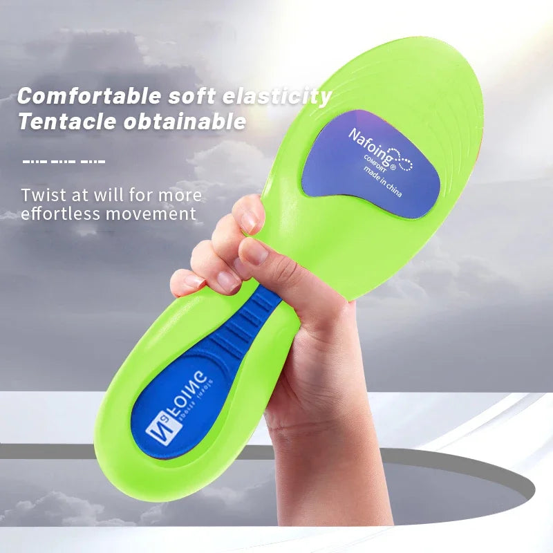 Orthopedic Insoles For Feet Sport Shock-Absorbing Insole For Shoes Arch Support Plantar Fasciitis Templates Pads Men Women'S Sole