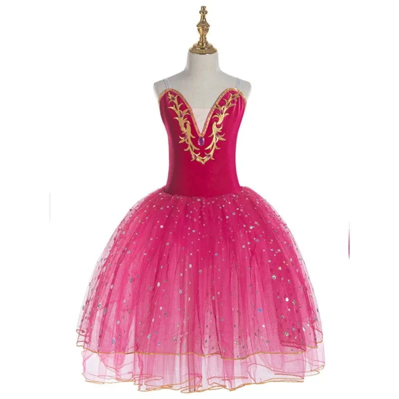 Children Clothing Leotards for Girls Dress Ballet Tutu Dance Wear Party Kids Clothes Stage Costumes Performance Princess Fairy