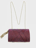 Women Clutch Bag Evening bag Fringed Evening Handbag,Lady Party Wedding Clutch Purse Chain Shoulder Cross Body Bag