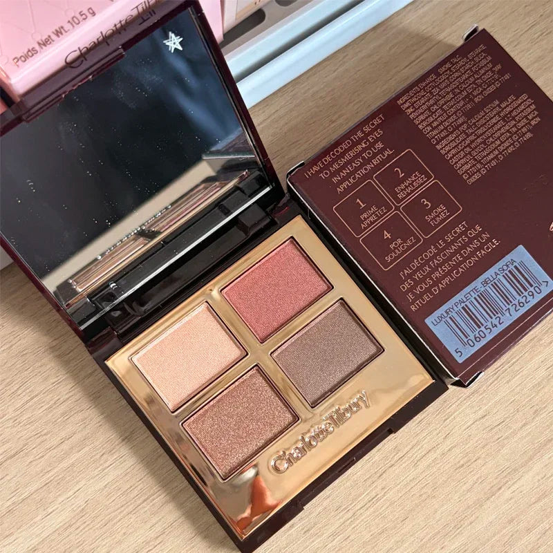Fashion CT Brand Makeup 4 Colors Eye Shadow Disc 5.2g Nature Easy To Color Palette Fine Powder Foundation Eyeshadow Cosmetics