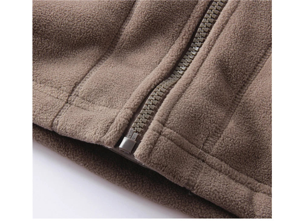 DIMUSI Winter Men's Polartec Fleece Jackets Man Velvet Windbreaker Coats Mens Mountain Ski Soft Shell Warm Jackets Clothing
