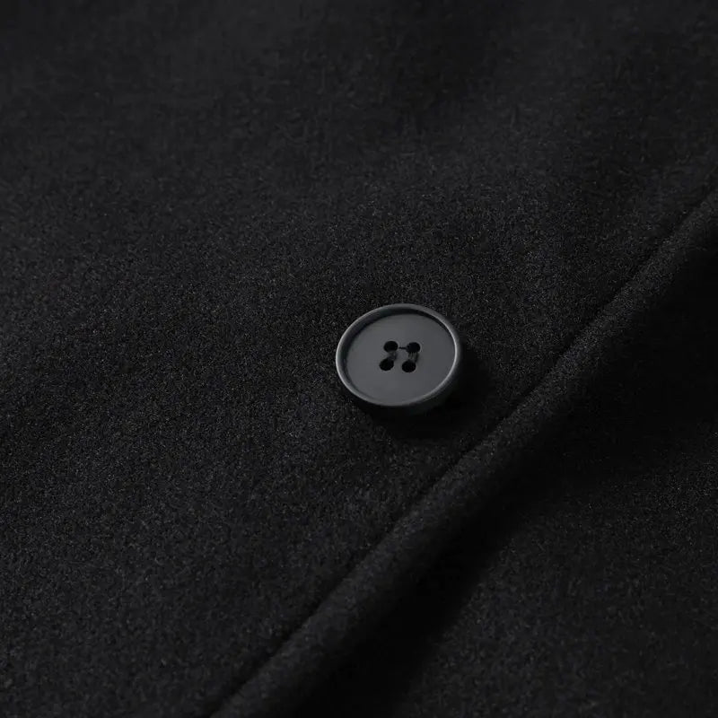 Stand Collar Women Winter Woolen Coat 2025 Spring Single Breasted Loose Female Long Sleeve Jacket Office Lady Street Short Coats