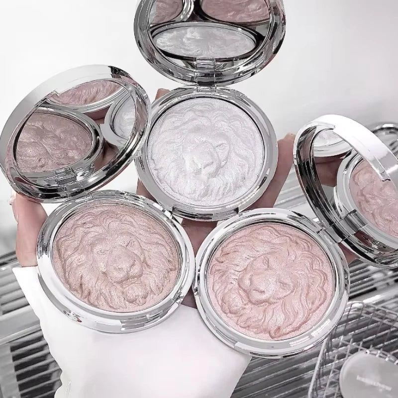 Lion Series High-Gloss Powder, Clear & Glittering, Fine Pearlescent Luster, High-End Texture, Long-Lasting High-Gloss Paste