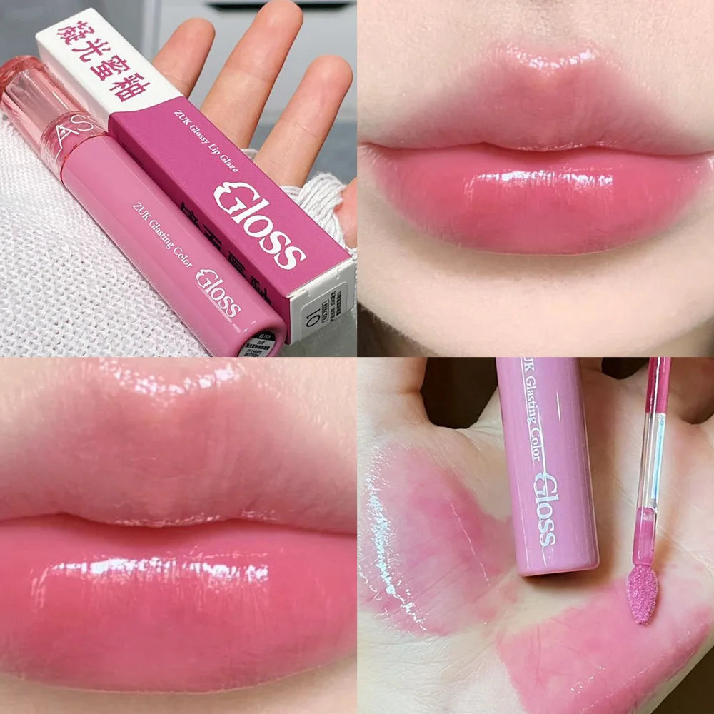 Glassy Watery Mirror Lip Gloss - Moisturizing and Hydrating 3.5g