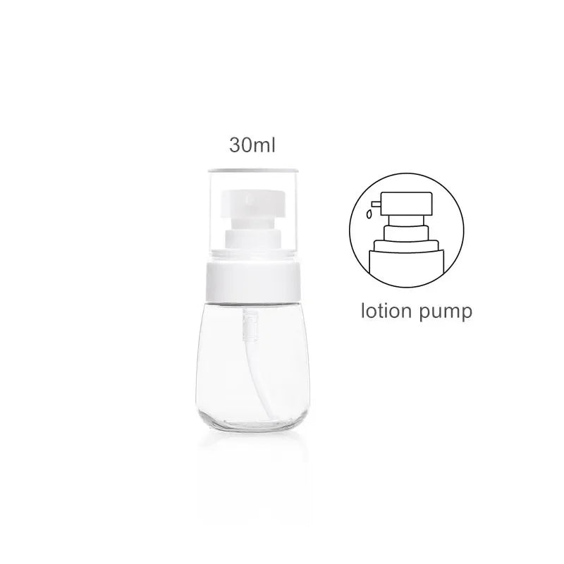 Upg Fine Mist Spray Bottle Set 30ml 60ml 100ml Refillable Travel Bottle With Lotion Pump