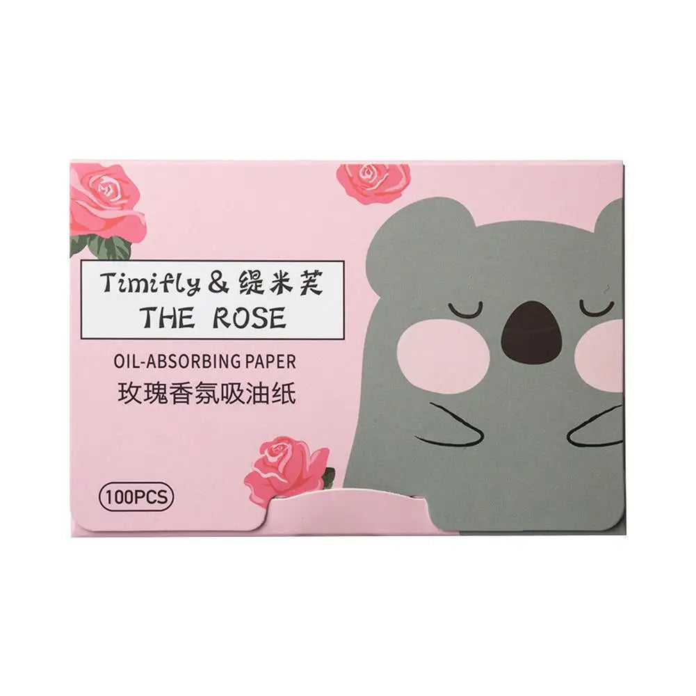 100Pcs new Face Oil Blotting Paper Protable Matting Face Wipes Facial Cleanser Oil Control Oil-absorbing Face Cleaning Tools