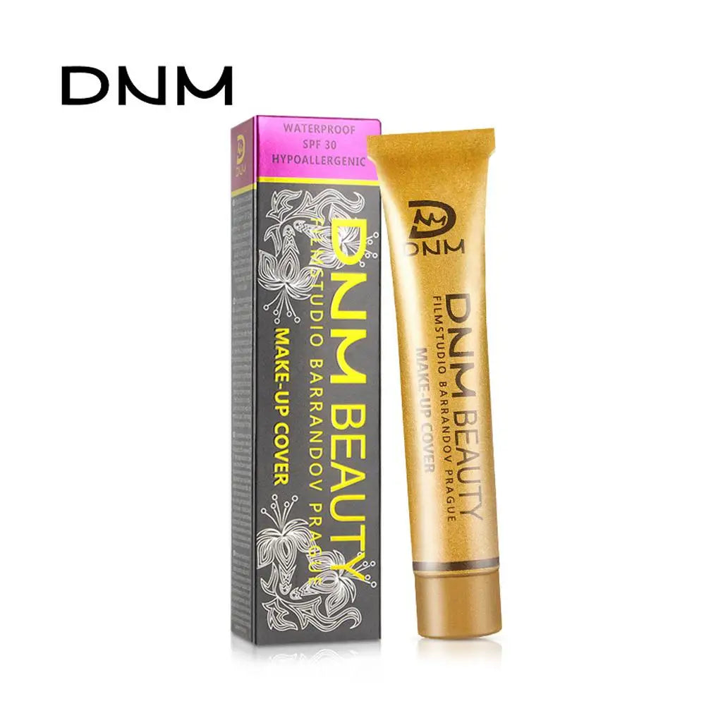 30g Small Gold Tube Concealer Liquid Foundation Makeup Waterproof Lasting Cover Acne Mark Scar Tattoo Super Coverage Concealer