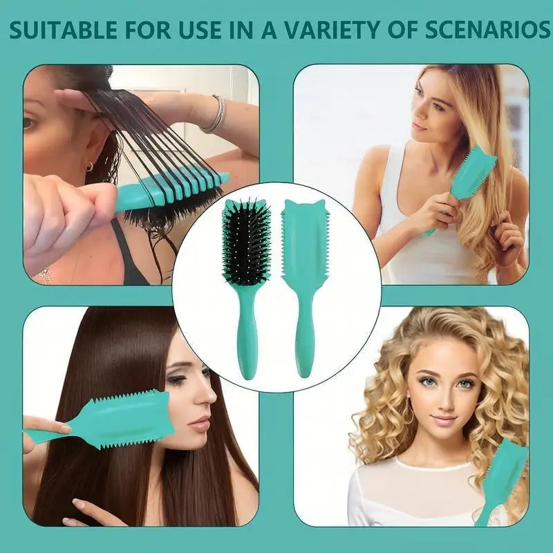 Soft Bristle Curly Hair Shaping Styling Brush For Men Women Portable Household Daily Hair Care Supply