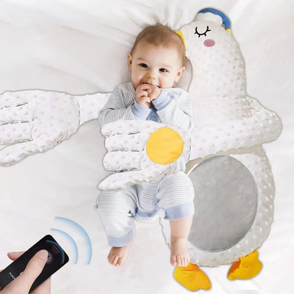 Patting Hand for Baby Sleep Patting Sleeping Pillow Baby Back Patter for Sleep Remote Control Animal Shape Nursery Decor Startle