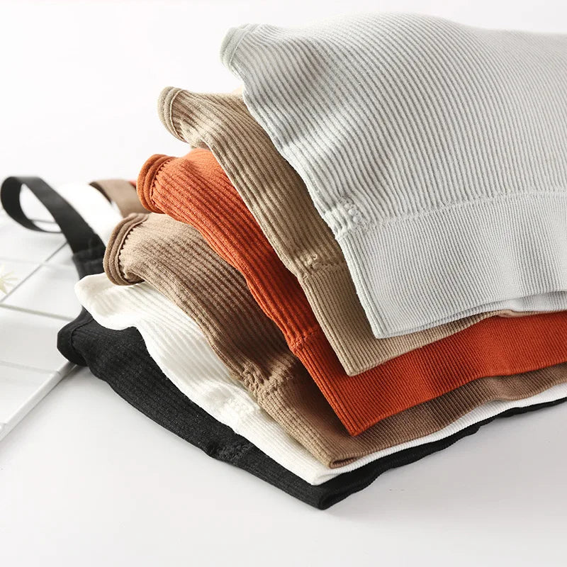Sexy Underwear Women'S Gather No Steel Ring Lingerie Bra Tube Top Wrapped Chest Beauty Back Actival Cotton Thin Section Tube Top