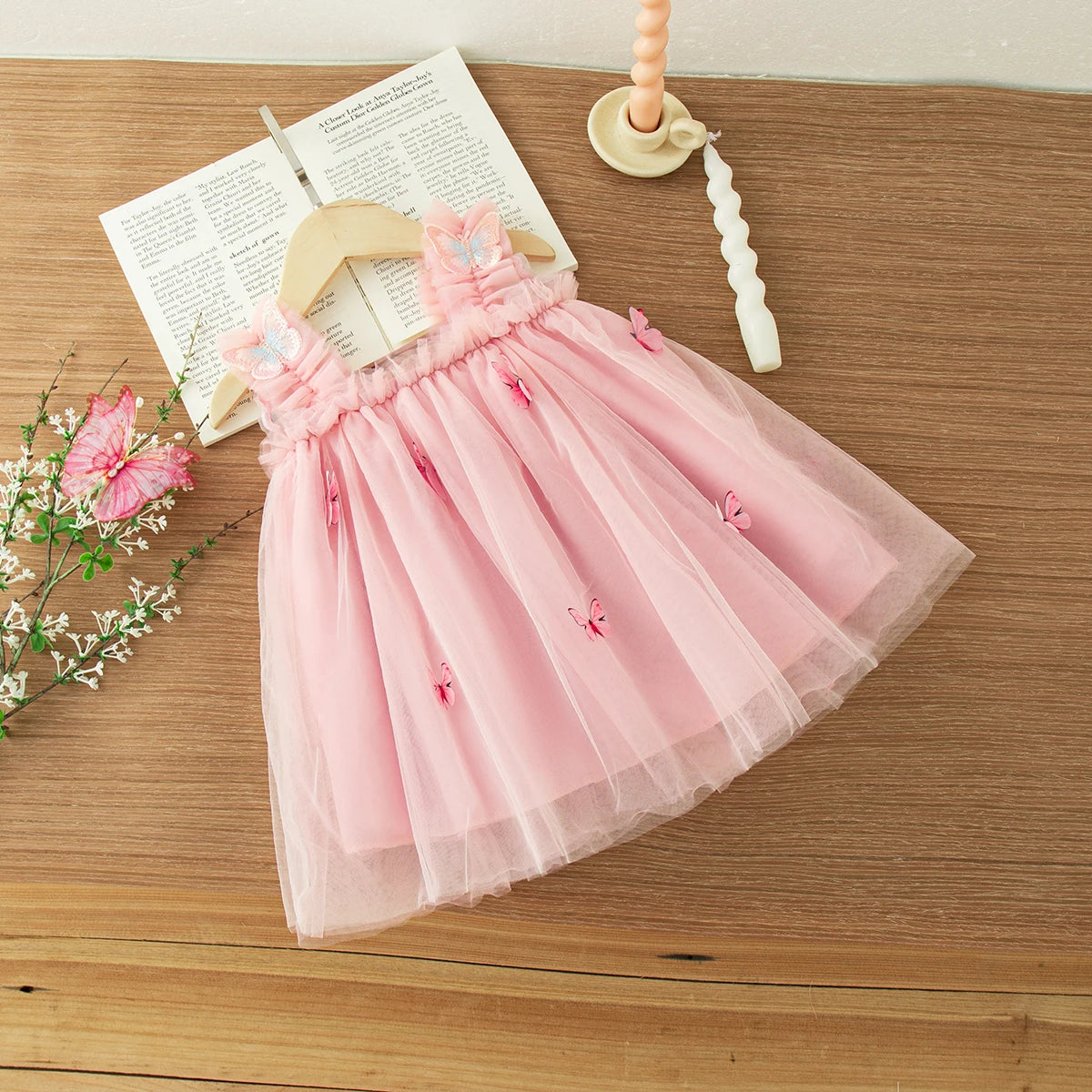 Baby Girls' Dress Summer Cute Mesh Princess Girls' Dress Sweet Birthday Party Baby Dress Baby Girl Clothing
