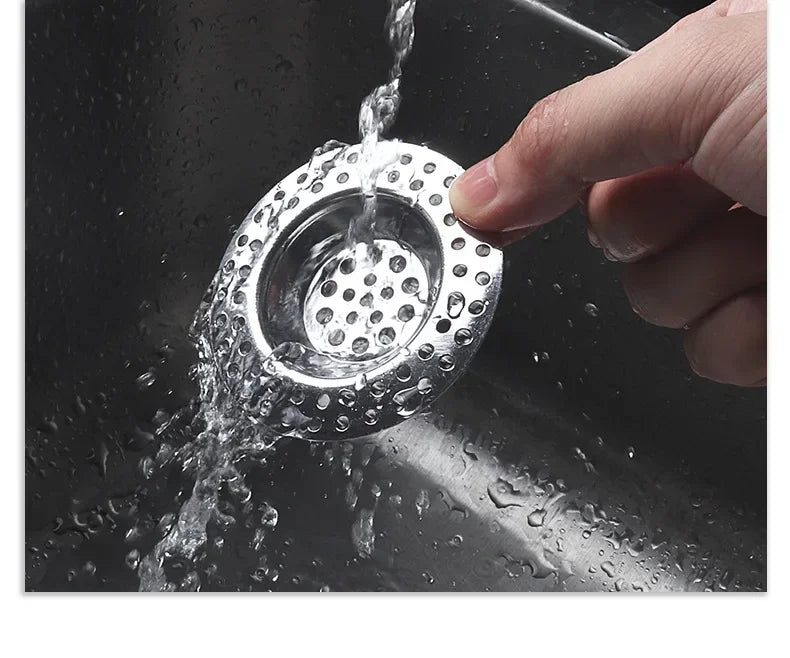 Kitchen Sink Mesh Filter Stainless Steel Drain Mesh Protects From Clogging Kitchen Fittings
